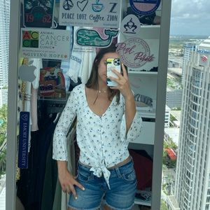 Hollister floral top